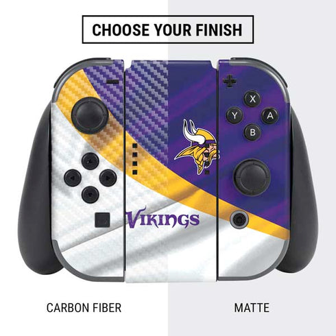NFL Minnesota Vikings Nintendo Switch Bundle Skin
