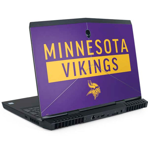 NFL Minnesota Vikings Purple Performance Series Dell Alienware Skin