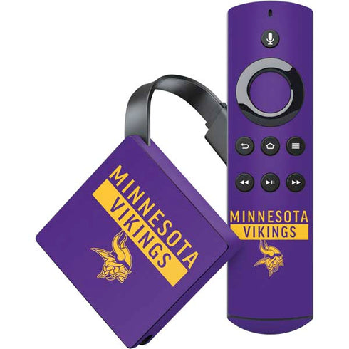 NFL Minnesota Vikings Purple Performance Series Amazon Fire TV Skin