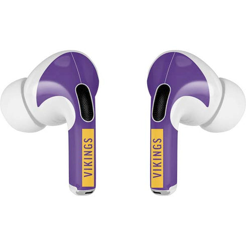 NFL Minnesota Vikings Purple Performance Series Apple AirPods Pro Skin
