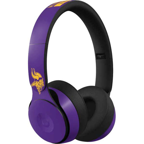 NFL Minnesota Vikings Purple Performance Series Beats Solo Pro Skin