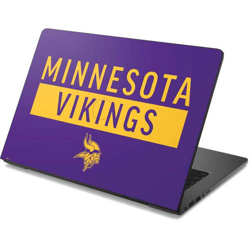 NFL Minnesota Vikings Purple Performance Series Dell Chromebook Skin