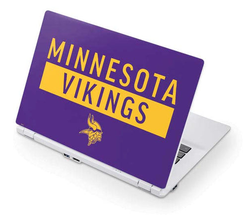 NFL Minnesota Vikings Purple Performance Series Acer Chromebook Skin