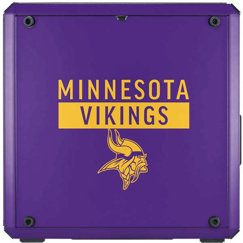 NFL Minnesota Vikings Purple Performance Series Cooler Master MasterBox Q300L Mini Tower Skin