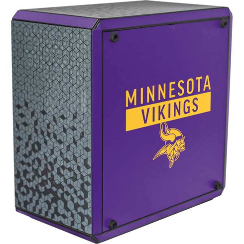 NFL Minnesota Vikings Purple Performance Series Cooler Master MasterBox Q300L Mini Tower Skin