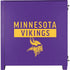 NFL Minnesota Vikings Purple Performance Series Corsair 4000D Tempered Glass Mid-Tower ATX Case Skin