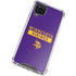 NFL Minnesota Vikings Purple Performance Series Galaxy A12 Clear Case