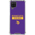 NFL Minnesota Vikings Purple Performance Series Galaxy A12 Clear Case