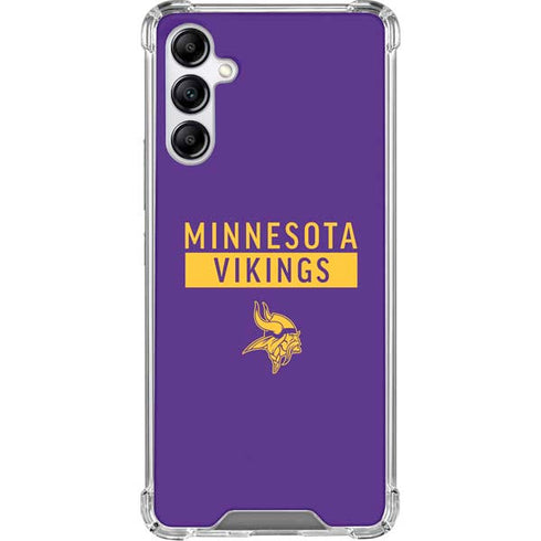 NFL Minnesota Vikings Purple Performance Series Galaxy A15 5G Clear Case