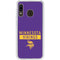 NFL Minnesota Vikings Purple Performance Series Galaxy A20 Clear Case