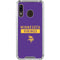 NFL Minnesota Vikings Purple Performance Series Galaxy A30 Clear Case