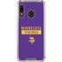 NFL Minnesota Vikings Purple Performance Series Galaxy A30 Clear Case