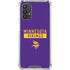 NFL Minnesota Vikings Purple Performance Series Galaxy A32 5G Clear Case