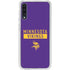 NFL Minnesota Vikings Purple Performance Series Galaxy A50 Clear Case