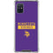 NFL Minnesota Vikings Purple Performance Series Galaxy A51 5G Clear Case