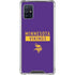 NFL Minnesota Vikings Purple Performance Series Galaxy A51 5G Clear Case