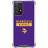 NFL Minnesota Vikings Purple Performance Series Galaxy A52 5G Clear Case