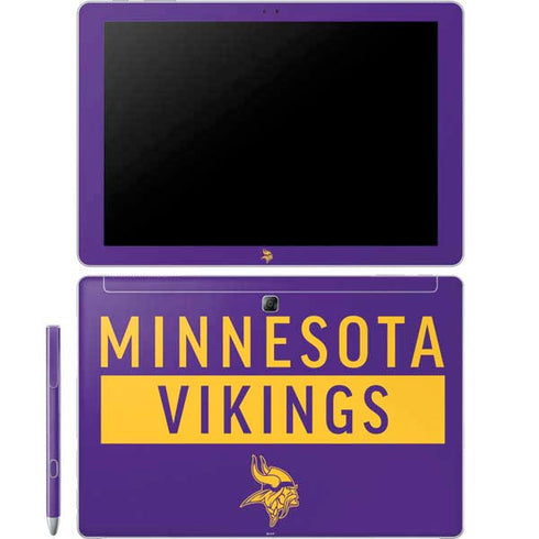 NFL Minnesota Vikings Purple Performance Series Galaxy Book 12in Skin