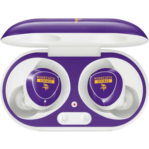 NFL Minnesota Vikings Purple Performance Series Galaxy Buds Plus Skin