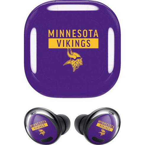 NFL Minnesota Vikings Purple Performance Series Galaxy Buds Pro Skin