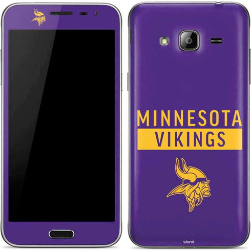 NFL Minnesota Vikings Purple Performance Series Galaxy J3 Skin