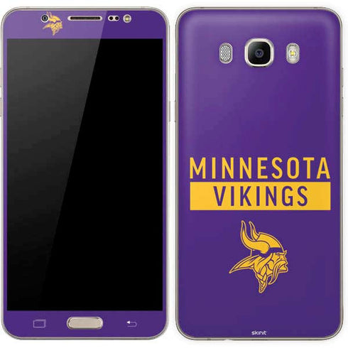 NFL Minnesota Vikings Purple Performance Series Galaxy J7 Skin