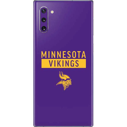 NFL Minnesota Vikings Purple Performance Series Galaxy Note 10 Skin