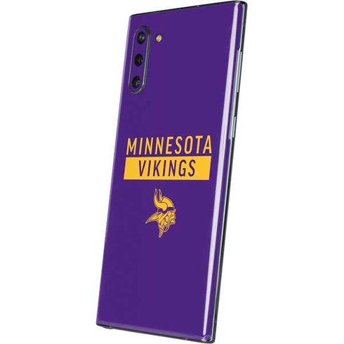 NFL Minnesota Vikings Purple Performance Series Galaxy Note 10 Skin