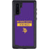 NFL Minnesota Vikings Purple Performance Series Galaxy Note 10 Waterproof Case