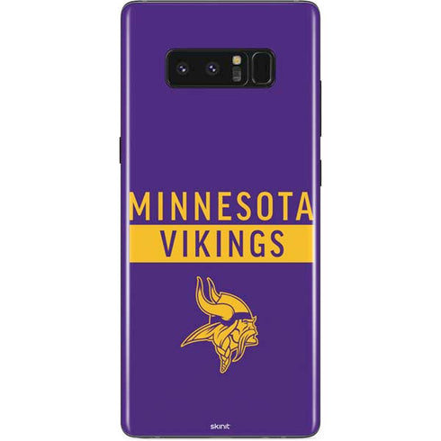 NFL Minnesota Vikings Purple Performance Series Galaxy Note 8 Skin