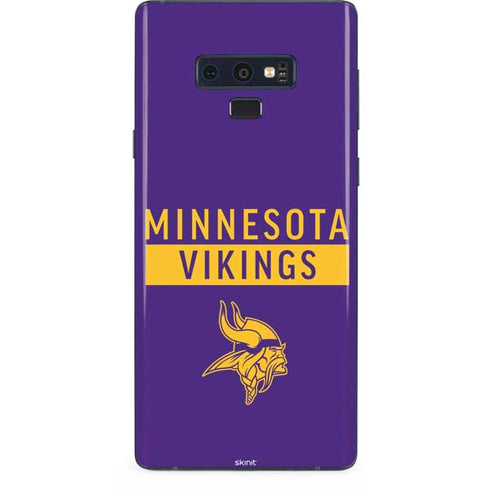 NFL Minnesota Vikings Purple Performance Series Galaxy Note 9 Skin