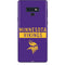 NFL Minnesota Vikings Purple Performance Series Galaxy Note 9 Skin