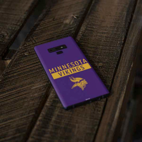 NFL Minnesota Vikings Purple Performance Series Galaxy Note 9 Skin