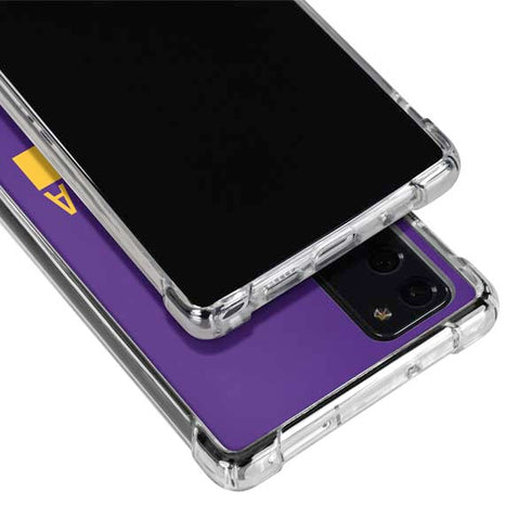NFL Minnesota Vikings Purple Performance Series Galaxy Note20 5G Clear Case