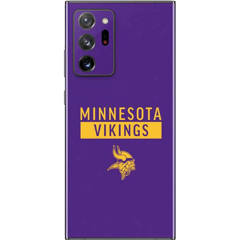 NFL Minnesota Vikings Purple Performance Series Galaxy Note20 Ultra 5G Skin