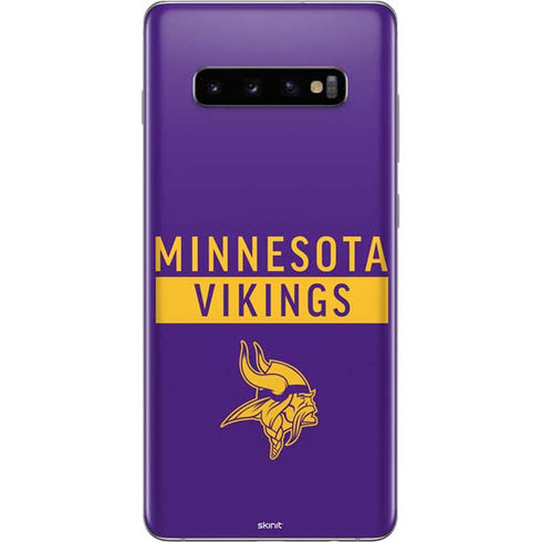 NFL Minnesota Vikings Purple Performance Series Galaxy S10 Plus Skin