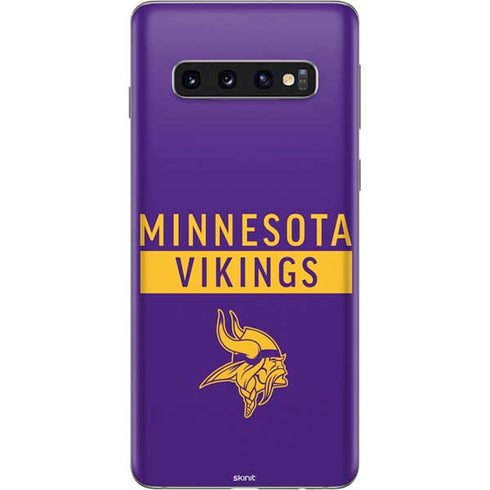 NFL Minnesota Vikings Purple Performance Series Galaxy S10 Skin