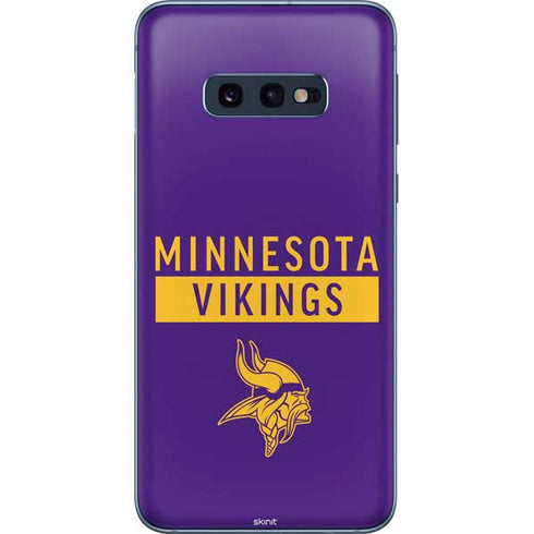 NFL Minnesota Vikings Purple Performance Series Galaxy S10e Skin