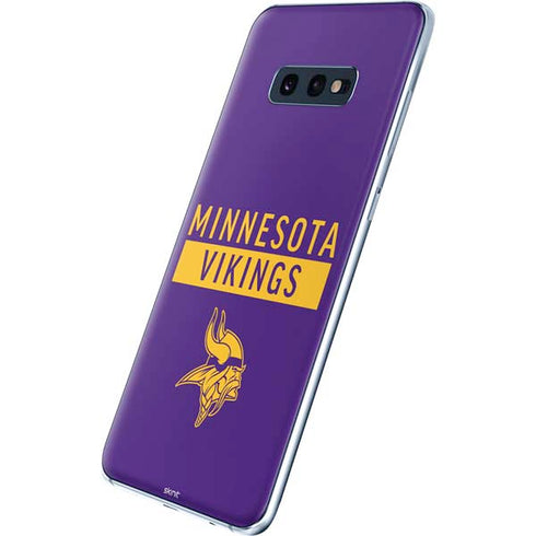 NFL Minnesota Vikings Purple Performance Series Galaxy S10e Skin