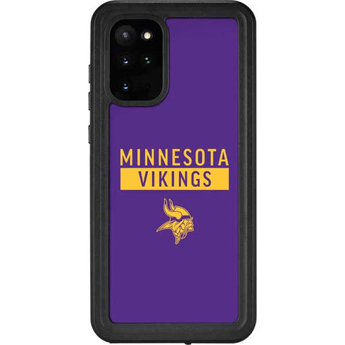 NFL Minnesota Vikings Purple Performance Series Galaxy S20 Plus Waterproof Case