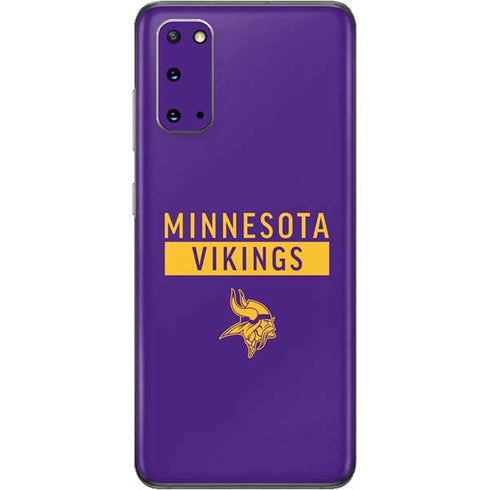 NFL Minnesota Vikings Purple Performance Series Galaxy S20 Skin