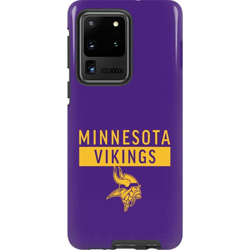 NFL Minnesota Vikings Purple Performance Series Galaxy S20 Ultra 5G Pro Case