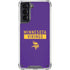 NFL Minnesota Vikings Purple Performance Series Galaxy S21 5G Clear Case
