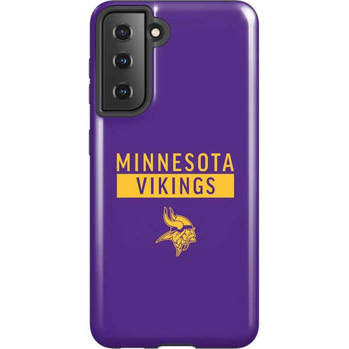 NFL Minnesota Vikings Purple Performance Series Galaxy S21 5G Pro Case