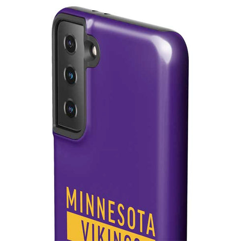 NFL Minnesota Vikings Purple Performance Series Galaxy S21 FE Pro Case