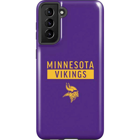 NFL Minnesota Vikings Purple Performance Series Galaxy S21 FE Pro Case