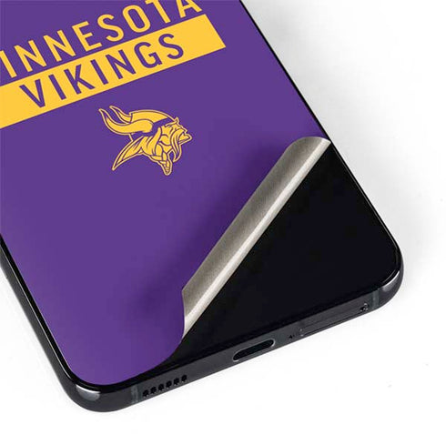 NFL Minnesota Vikings Purple Performance Series Galaxy S22 Plus Skin