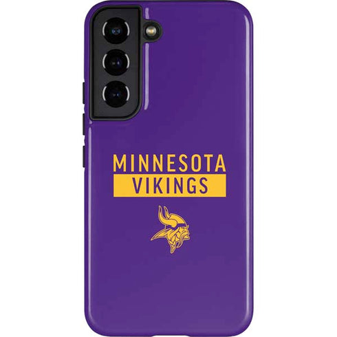 NFL Minnesota Vikings Purple Performance Series Galaxy S22 Pro Case