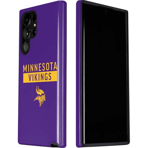 NFL Minnesota Vikings Purple Performance Series Galaxy S22 Ultra Pro Case
