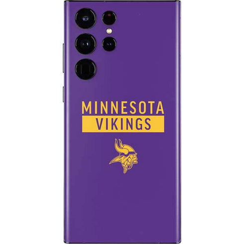 NFL Minnesota Vikings Purple Performance Series Galaxy S22 Ultra Skin